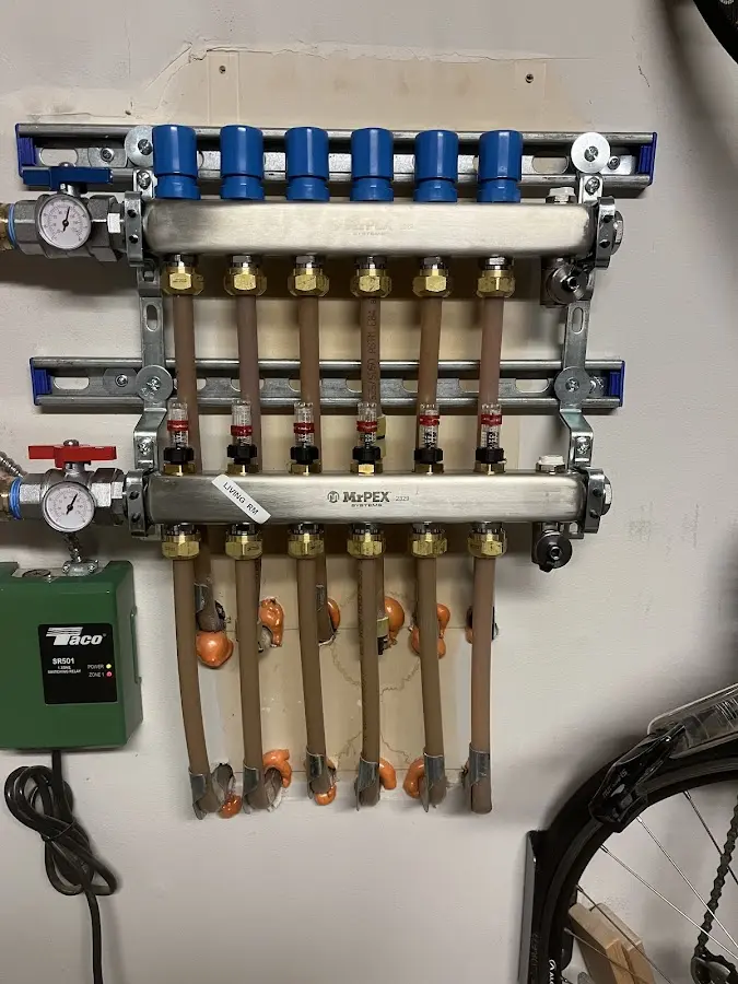 Plumber performing Leak Detection at a residential property in Carolina Shores